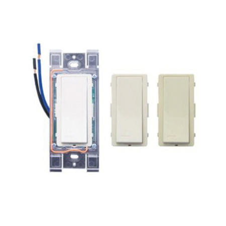 LEVITON Wireless Wall Switch, 1Pole, On/Off, Decora WSS10-GUZ